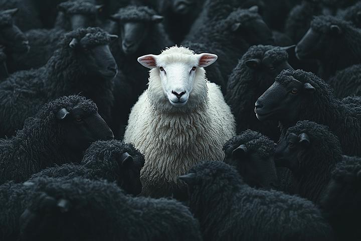 Produktbild imageland White Sheep (120 x 80 cm)