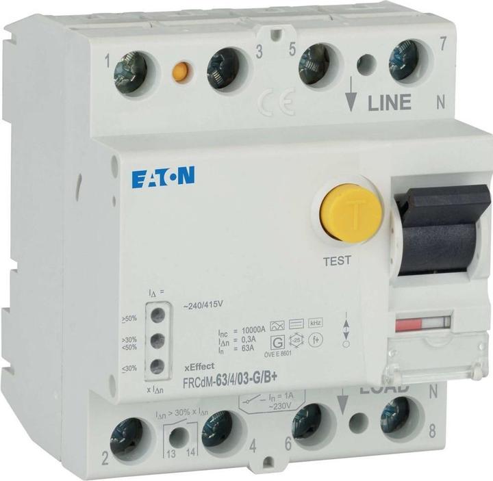 Produktbild Eaton FI-Schutzschalter allstromsensitiv 4poli