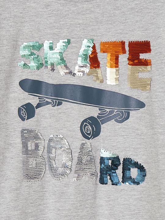 Actual product image Vertbaudet Jungen T-Shirt mit Wendepailletten (86)