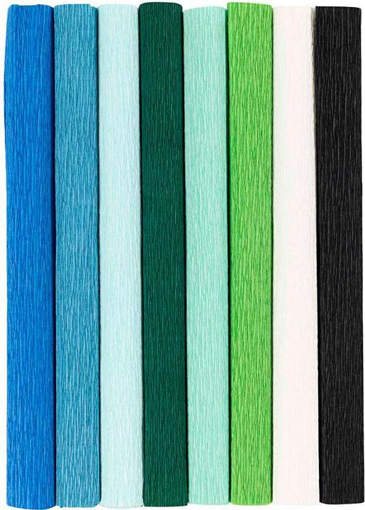 Produktbild Creativ Company Krepppapier 8 Rollen 25 x 60 cm, Papierformat (105 g/m², 1x)