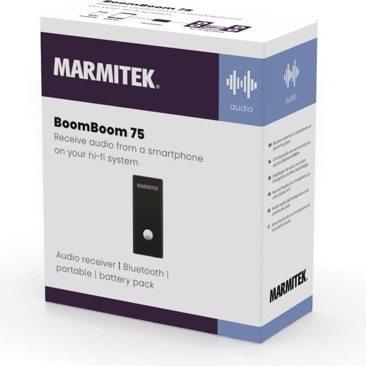 Produktbild Marmitek BoomBoom 75, Bluetooth Musik-Empfänger mit Akku (Empfänger)