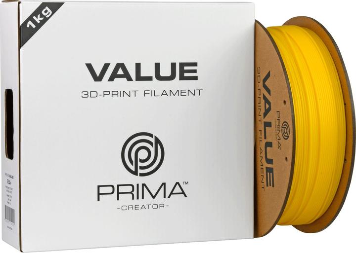 Produktbild Prima Creator PrimaValue PLA+ (PLA, 1.75 mm, 1.32 g, Gelb)