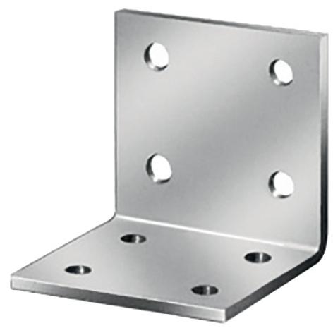 Vormann, Baubeschläge + Holzverbinder, Winkelverbinder 60x60x45mm S.2,5 mm (Winkelverbinder, 50 Stk.)