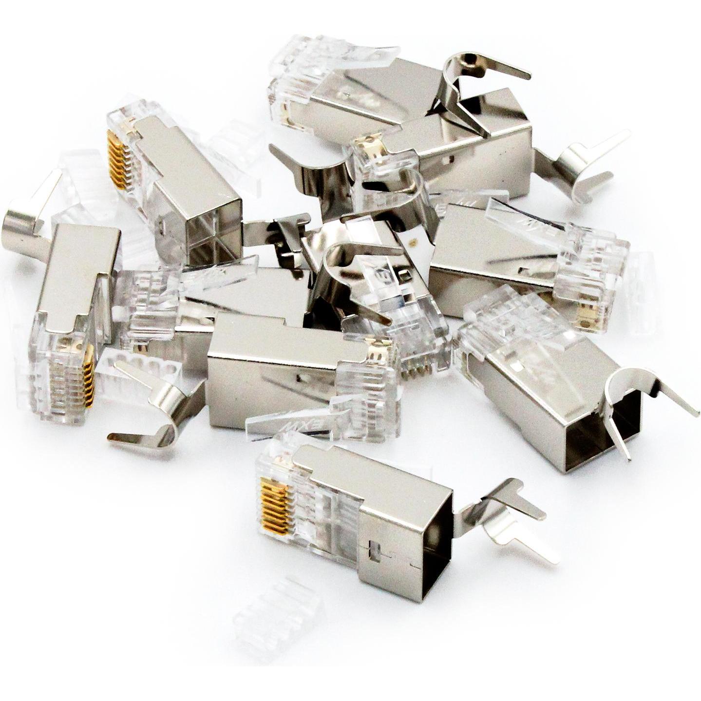 Digitus RJ45 kištukas Cat.6A, ekranuotas (AWG 22-24 kabeliams) 10 vnt. (CAT6a), Netzwerkkabel