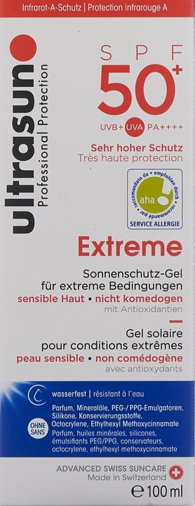 Actual product image Ultrasun Extreme (Suntan lotion, SPF 50+, 100 ml, 171 g)