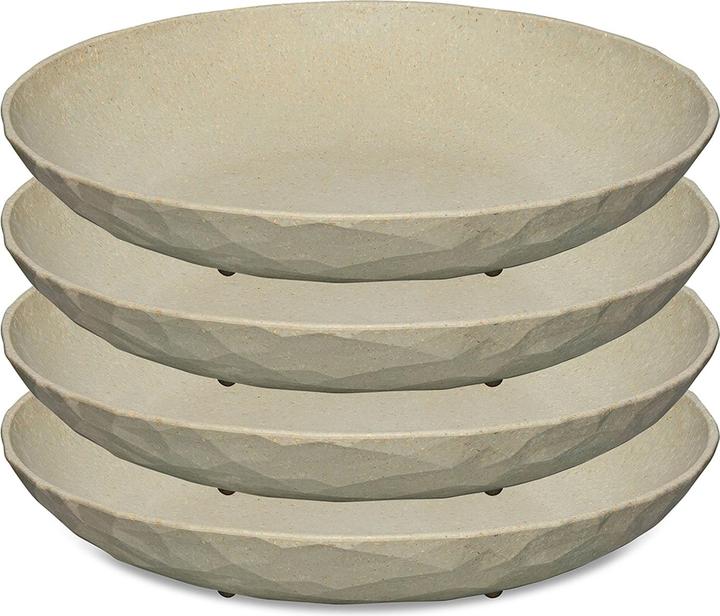 Produktbild Koziol Suppen- & Pastateller Club 4 Stück, Sand (4 x, 22.50 cm)