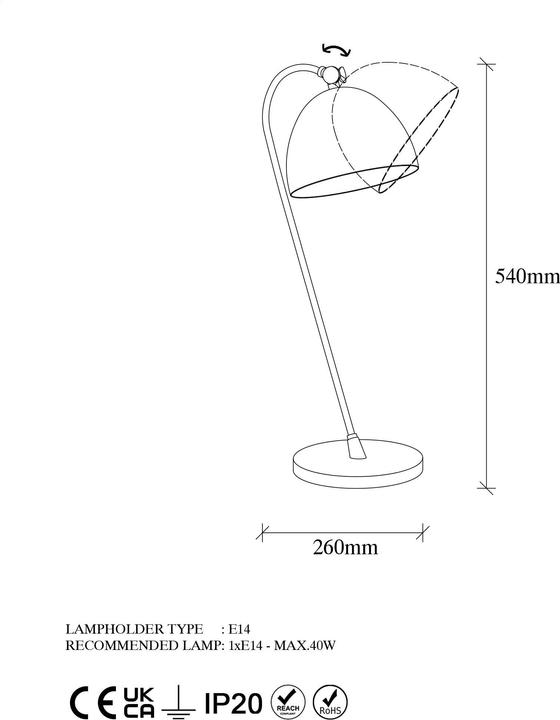 Produktbild Hanah Home Landry (E14)