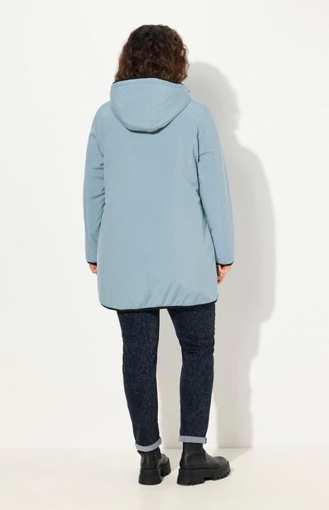 Image du produit Ulla Popken Veste matelassée réversible HYPRAR, élément réfléchissant, fermeture Éclair à double sens (42, 44)