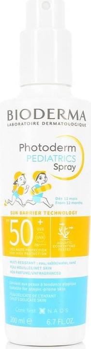 Produktbild Bioderma Photoderm Pediatrics Spray (Sonnenspray, SPF 50, 200 ml, 0.20 g)