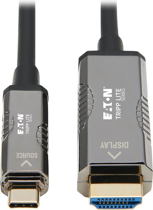 Produktbild Eaton High-Speed USB-C to HDMI Fiber Active Optical Cable AOC - UHD 4K 60Hz HDR CL3 Rated (20 m)