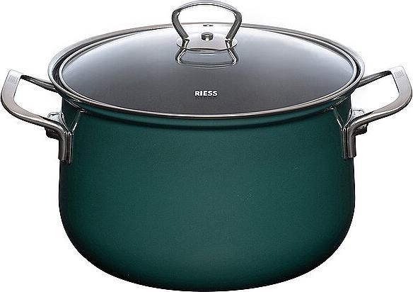Produktbild Riess Fleischtopf m.Glasd. 24cm, 6L (24 cm, Kochtopf, Emaille)