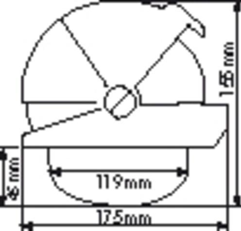 Actual product image Plastimo Offshore 135 compass, black
