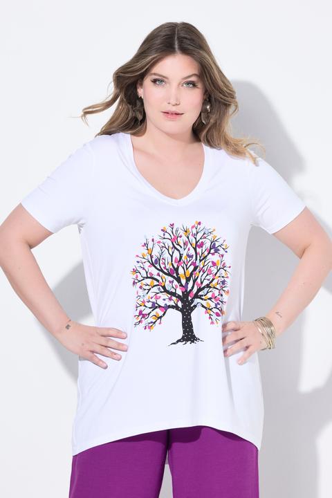 Immagine prodotto Miamoda T-Shirt, A-Linie, Baum-Motiv (42)