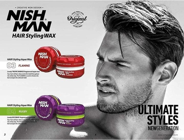Produktbild Nishman Nish Man Hair Styling Gel Wax Flaming 03 (Haargel)