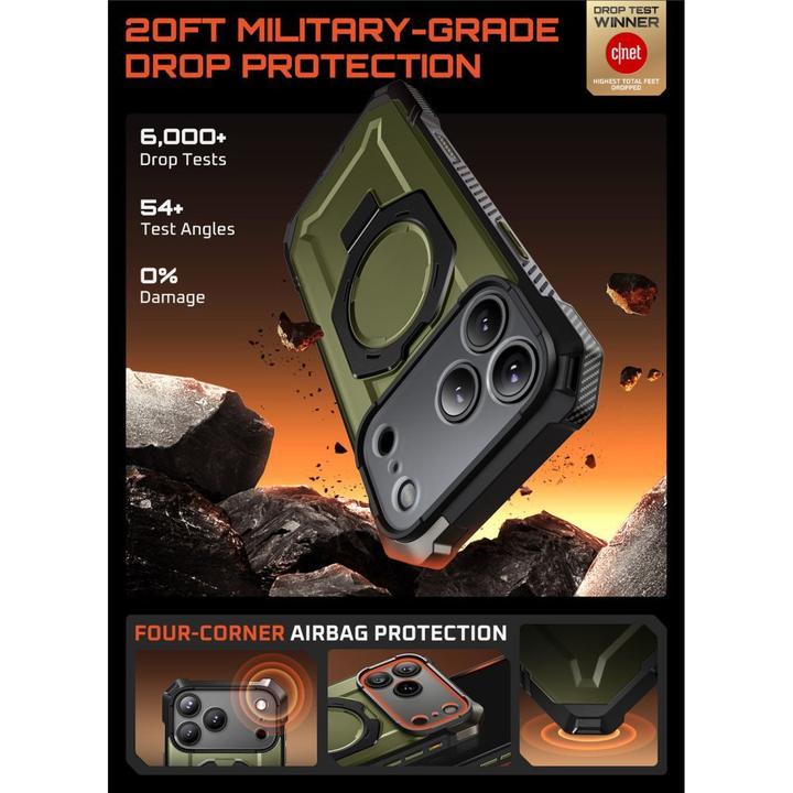 Actual product image Supcase UB Grip Mag MagSafe Case für iPhone 17 Pro Max - Grün (Apple iPhone 17 Pro Max)