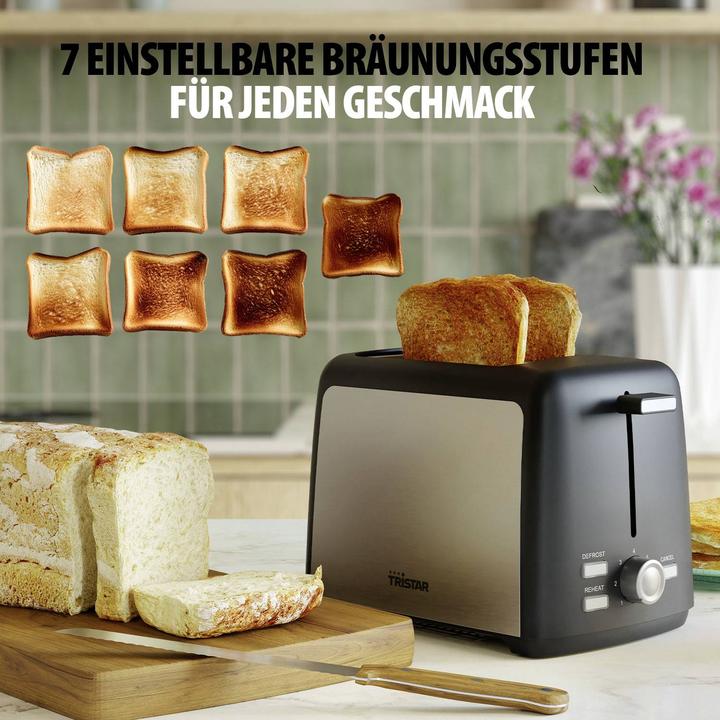 Actual product image Tristar Toaster Edelstahl