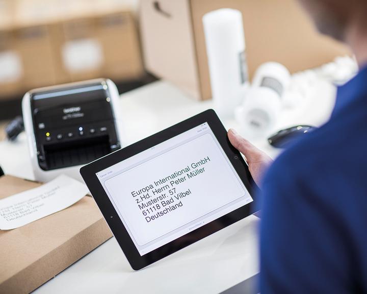 Image du produit Brother QL1110NWBC IMPRIMANTE D'ÉTIQUETTES (300 dpi)