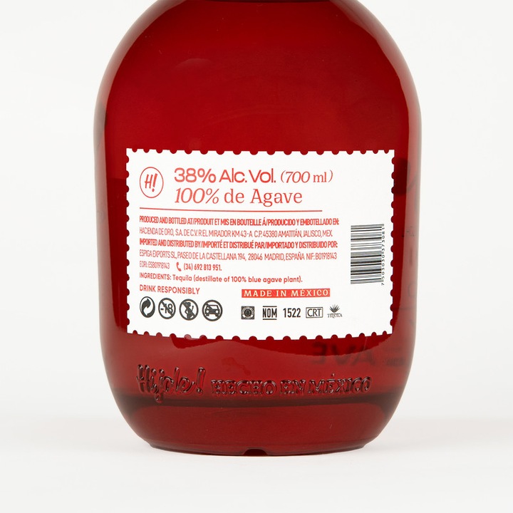 Actual product image Hijole Silver Tequila (1 x 70 cl)