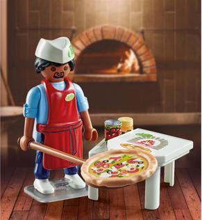 Produktbild Playmobil Pizzabäcker (71161, Playmobil Figures)
