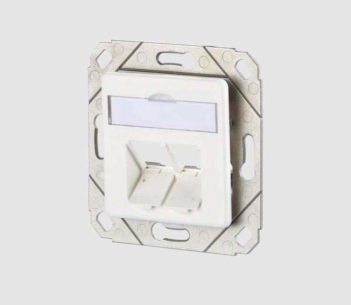 Produktbild Metz Connect 130B20D21102KE Steckdosenzubehör Weiss 1 Stück(e)