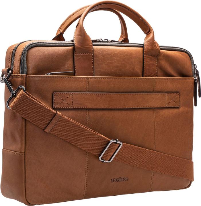 Immagine prodotto Strellson Cartella Hyde Park in pelle con scomparto per laptop da 39 cm