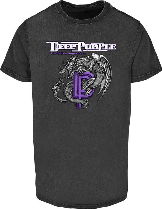 Produktbild Merchcode Deep Purple Dragon Acid Wash Tee - 182591 (S)