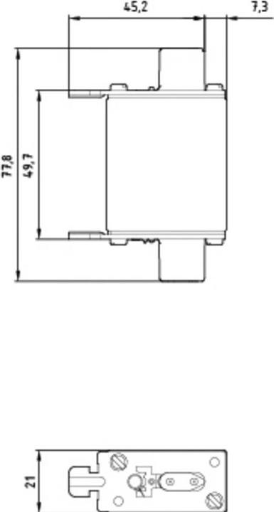 Produktbild Siemens NHSicherungseinsatz NH000 A gG Un AC Un DC (20 A)