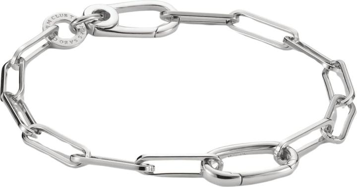Immagine prodotto Thomas Sabo Charm Armband Paperclip mit einem Connect Link Silber (17 cm, Argento sterling)