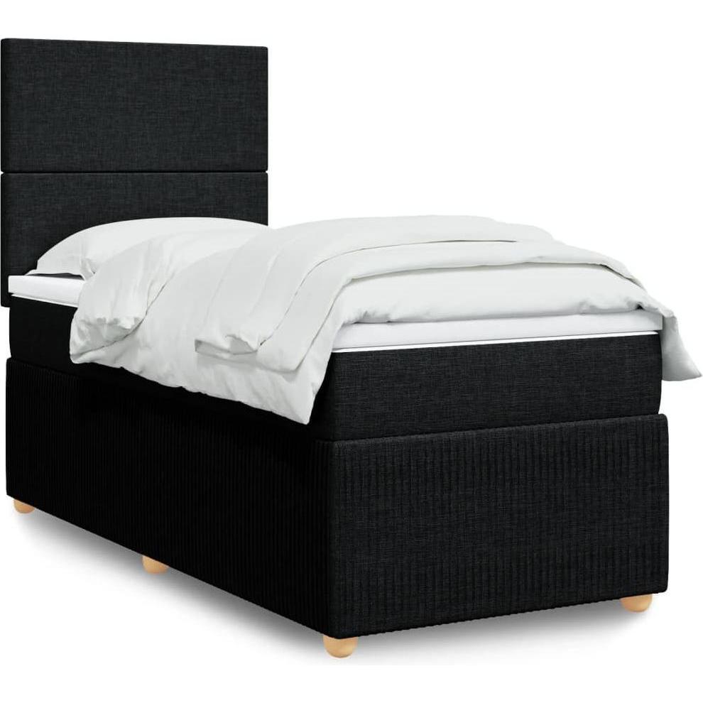 VidaXL, Bett, Bo x springbett mit Matratze 80 x 200 cm Stoff (80 x 200 cm)