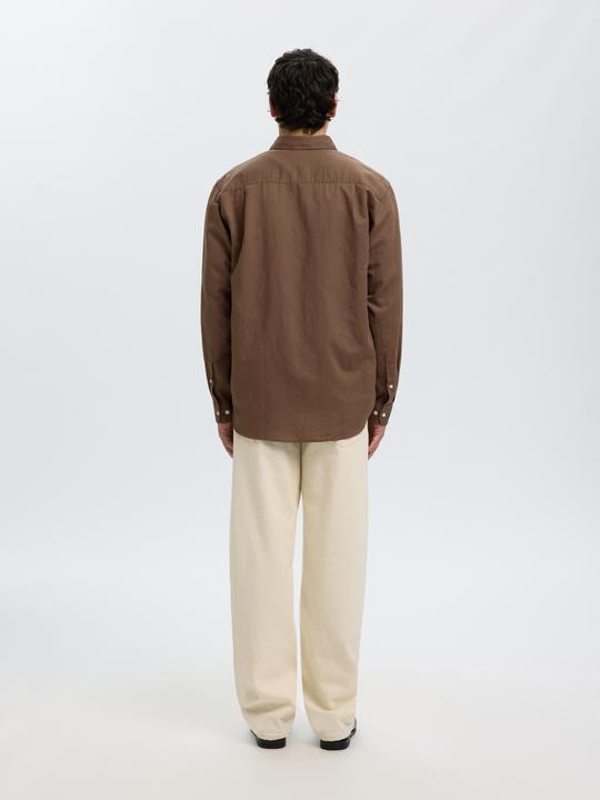 Immagine prodotto Selected Regular Fit Bluse aus Leinengemisch (S)