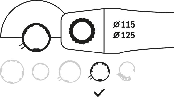 Actual product image Bosch Professional Zubehör Protective hood with cover plate. 115 mm. suitable for GWS
