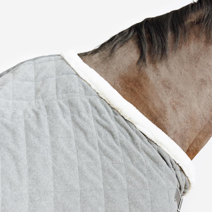 Actual product image Fouganza Fleecedecke Comfort warm Pferd/Pony grau (155 cm)