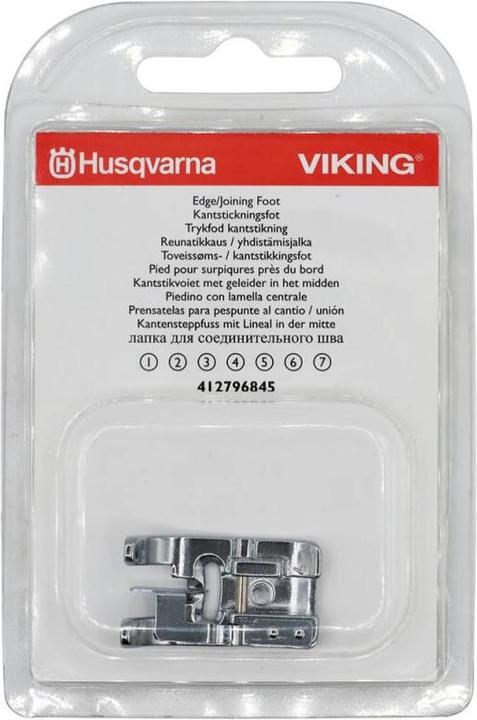 Husqvarna Kantennähfuss mit Lineal in der Mitte