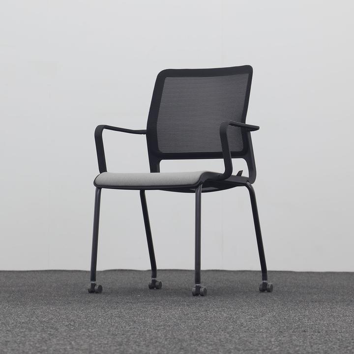 Image du produit Sitag 4-Fuss Stühle SitagXilium Mesh Grau mit Fixarmlehnen, Neu (48 cm)