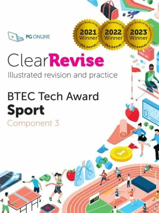 Online ClearRevise BTEC Level 1/2 Tech Award Sport: Component 3 (Anglais, PG Online Limited, 2024)