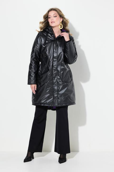 Produktbild Miamoda Jacke, A-Linie, farbiges Futter, Kapuze (52)