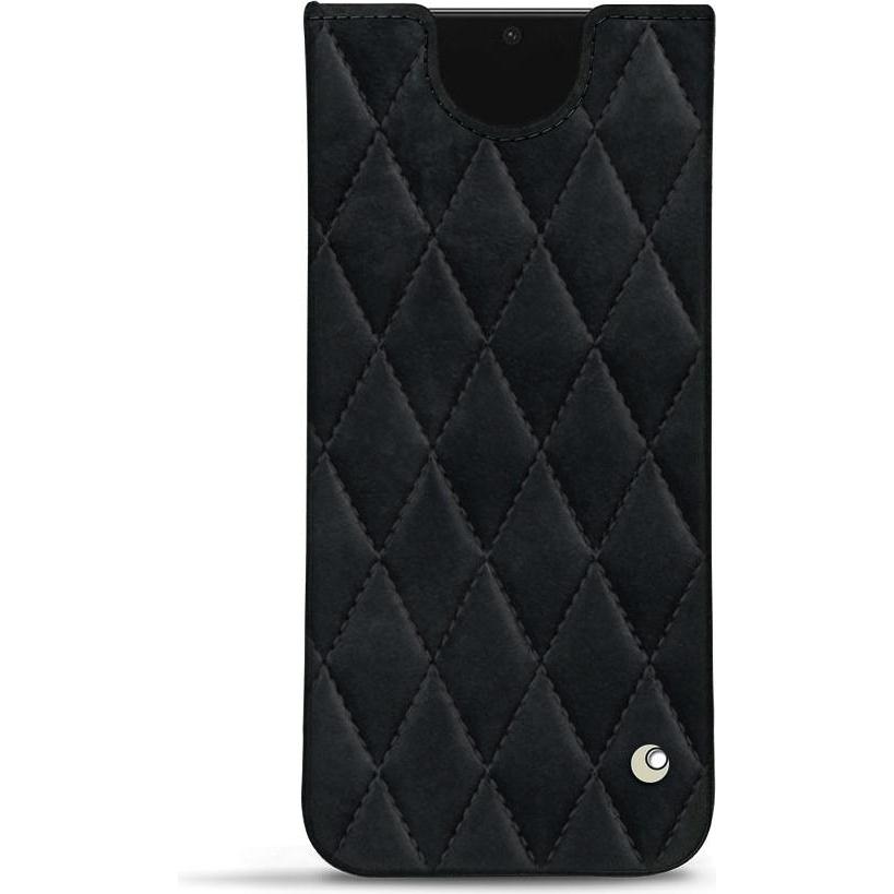 Noreve Lederschutzhülle (Samsung Galaxy S22 Ultra (5G)), Smartphone Hülle, Schwarz