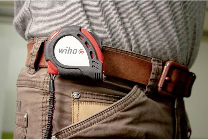 Actual product image Wiha 24666 Measuring tape 5m with belt clip (5 m)