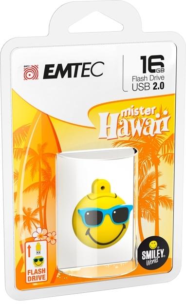 Produktbild Emtec SW108 Mister Hawaii Yellow (16 GB, USB-A)