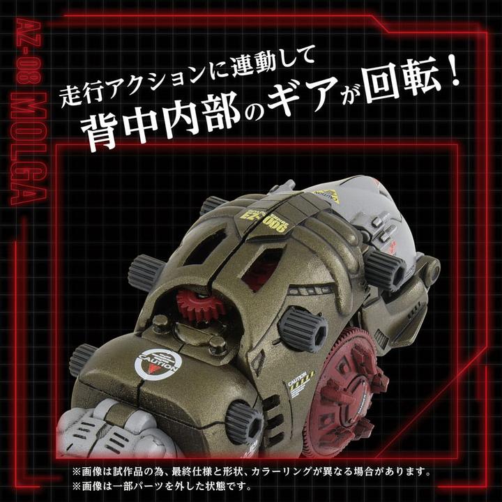 Immagine prodotto Takara Tomy Zoids Kit di modellismo in plastica 1/72 AZ-08 Molga 14 cm