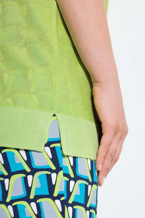 Produktbild Ulla Popken Pullover, Pailletten, Oversized, U-Boot-Ausschnitt, Halbarm (46, 48)