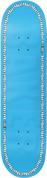 Actual product image Baker Edge Blue Embossed (8.38")