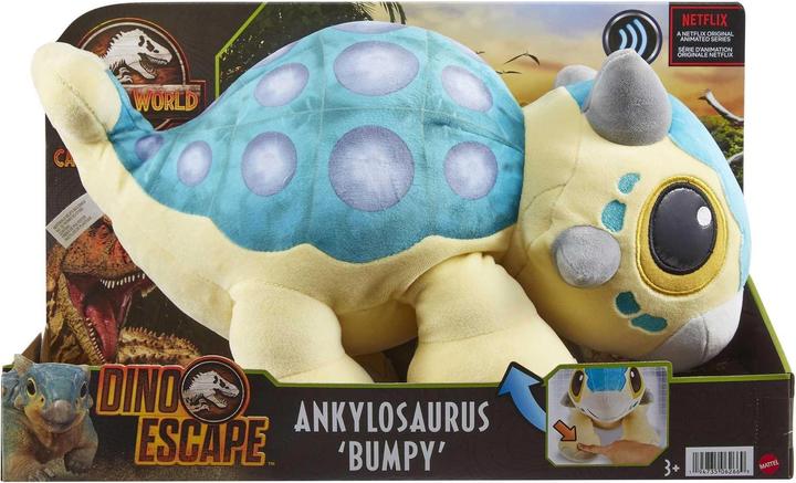 Actual product image Jurassic World Ankylosaurus Bumpy Functional Plush (38 cm)