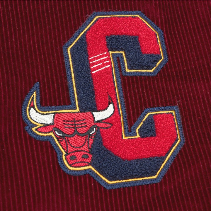 Produktbild Mitchell & Ness M&N Varsity Kord Sherpa College Jacke - Chicago Bulls - S (S)