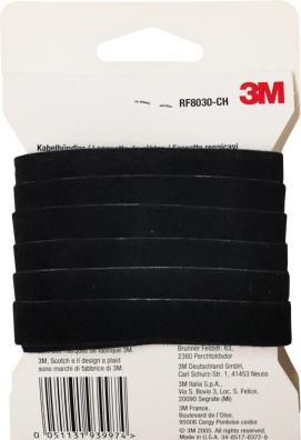 Immagine prodotto Scotch Fascio di cavi grande RF8030CH 6 pezzi (Fascette in velcro, 6 pz.)
