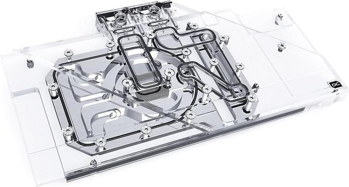 Alphacool Ice Block Aurora GPX-A Radeon RX 6800/6800XT ROG Strix/TUF with Backplate - Acrylic + Nickel
