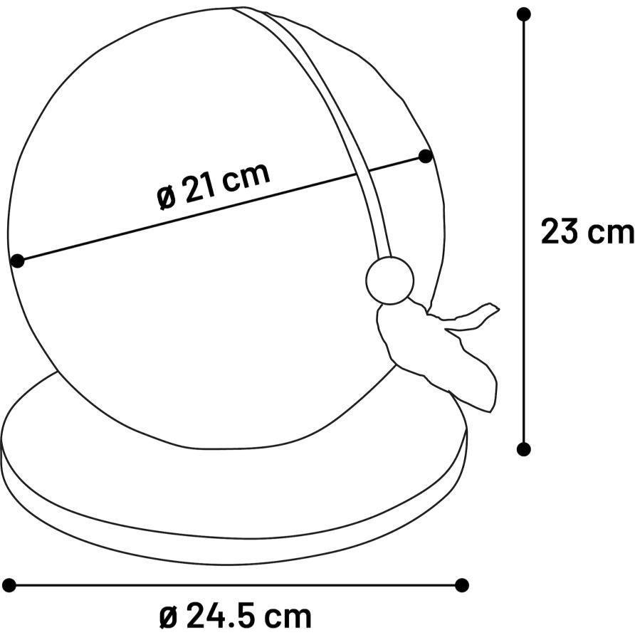 Thumbnail - Flamingo Scratching Ball Estrella - Brown - 21cm (Braun), Katzenbaum