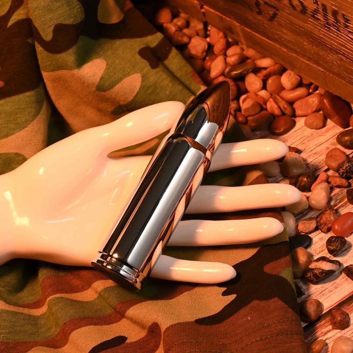 Actual product image Zero Tolerance -Full Metal Love - 7 Powerful Speed & Function Rechargeable Bullet - Silver
