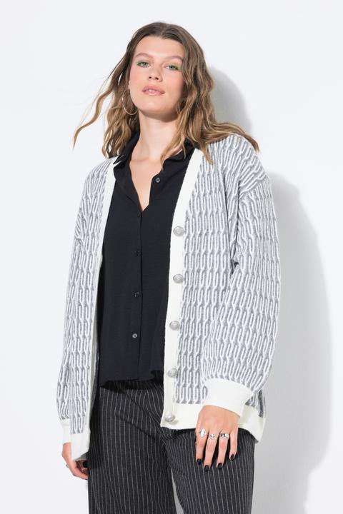 Produktbild Studio Untold Strickjacke, oversized, Zopfmuster (50, 52)