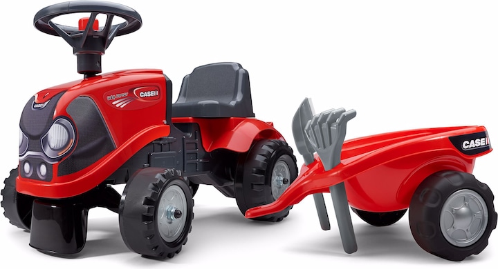 Falk Toys Sliding vehicle pedal tractor with trailer